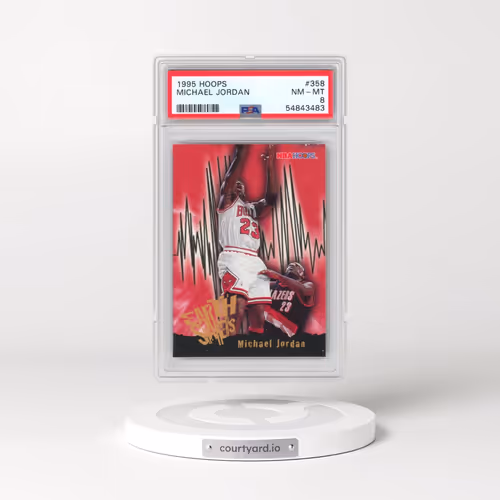 1995 Hoops #358 Michael Jordan (PSA 8 NM-MT)