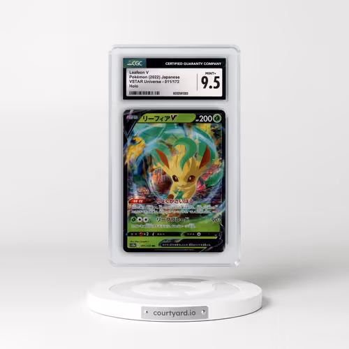 2022 VSTAR Universe #011/172 Leafeon V - Holo (CGC 9.5 MINT+)