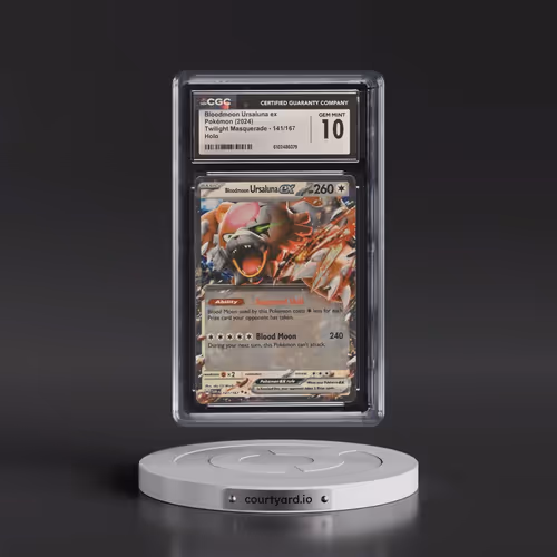 2024 Pokémon Twm EN-Twilight Masquerade #141 Bloodmoon Ursaluna EX - Holo (CGC 10 GEM MINT)