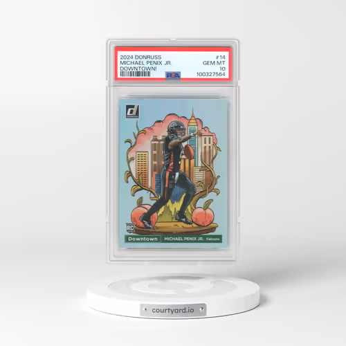 2024 Panini Donruss Downtown! #14 Michael Penix Jr. (PSA 10 GEM MINT)