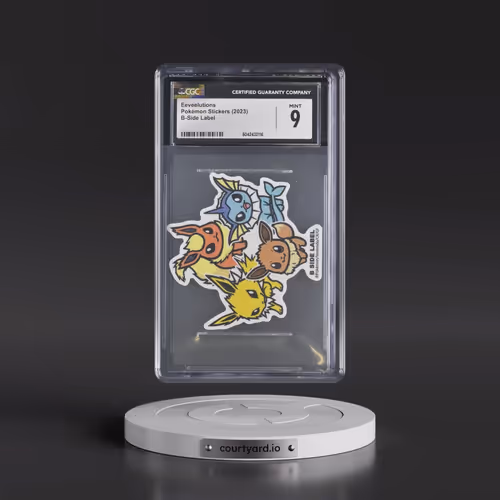 2023 Pokémon Stickers (2023 B-Side Label) - Japanese Eevee & Evolutions (CGC 9 MINT)
