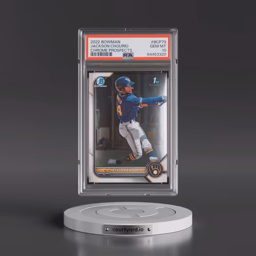 2022 Bowman Chrome Prospects #BCP79 Jackson Chourio (PSA 10 GEM MINT)