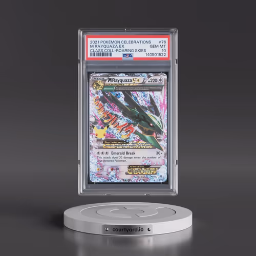 2021 Pokémon Celebrations Classic Collection #76 M Rayquaza EX - Holo (PSA 10 GEM MINT)