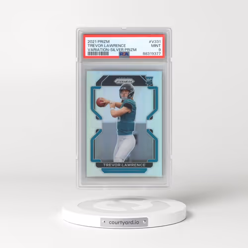 2021 Panini Prizm #V331 Trevor Lawrence - Variation-Silver Prizm (PSA 9 MINT)