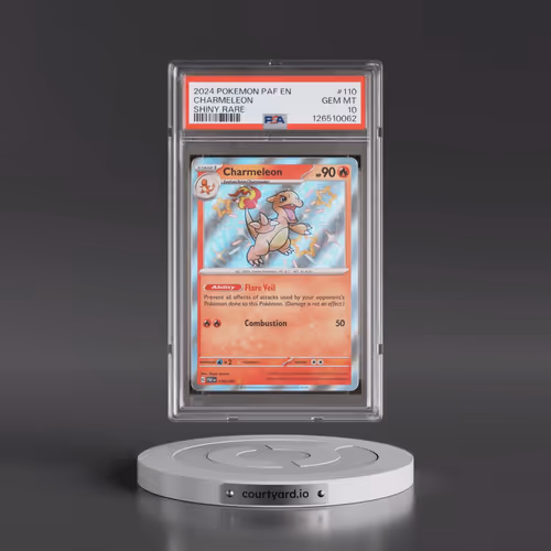 2024 Pokémon Paf EN-Paldean Fates #110 Charmeleon - Shiny Rare (PSA 10 GEM MINT)