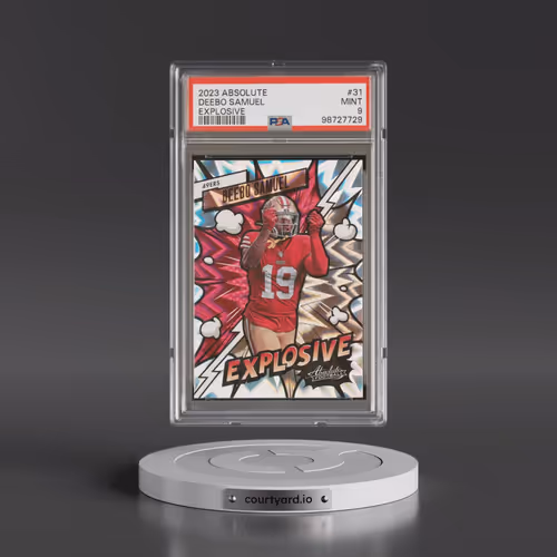 2023 Panini Absolute Explosive #31 Deebo Samuel (PSA 9 MINT)