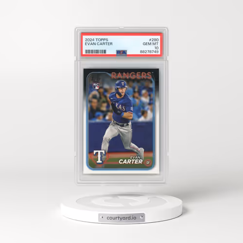 2024 Topps #280 Evan Carter (PSA 10 GEM MINT)