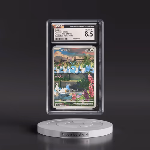 2023 Paradox Rift - PAR EN #213/182 Swablu - Illustration Rare Holo (CGC 8.5 NM-MT+)
