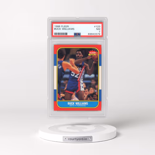 1986 Fleer #123 Buck Williams (PSA 7 NM)