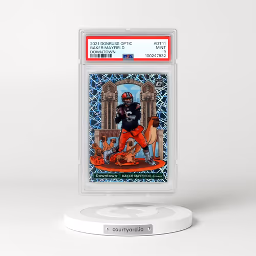 2021 Panini Donruss Optic Downtown #DT11 Baker Mayfield (PSA 9 MINT)