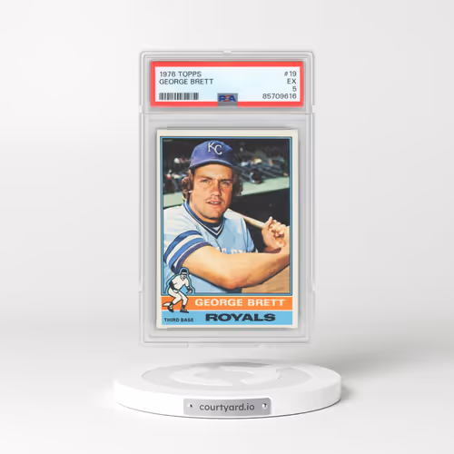 1976 Topps #19 George Brett (PSA 5 EX)