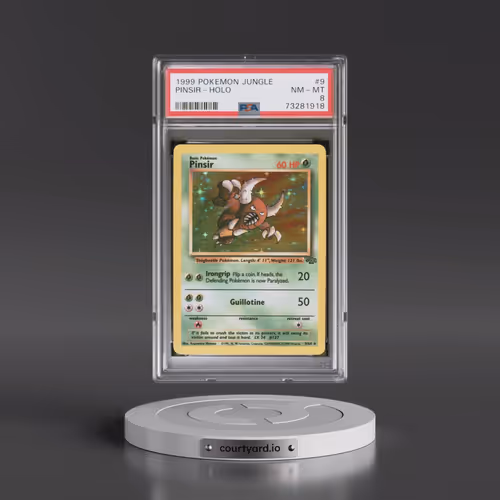 1999 Pokémon Jungle #9 Pinsir - Holo (PSA 8 NM-MT)