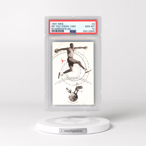 1991 Nike Michael Jordan/Spike Lee #3 Do You Know 1990 (PSA 10 GEM MINT)