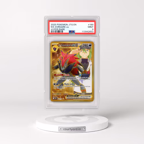 2025 Pokémon Jtg EN-Journey Together #189 N's Zoroark EX - Holo Hyper Rare (PSA 9 MINT)