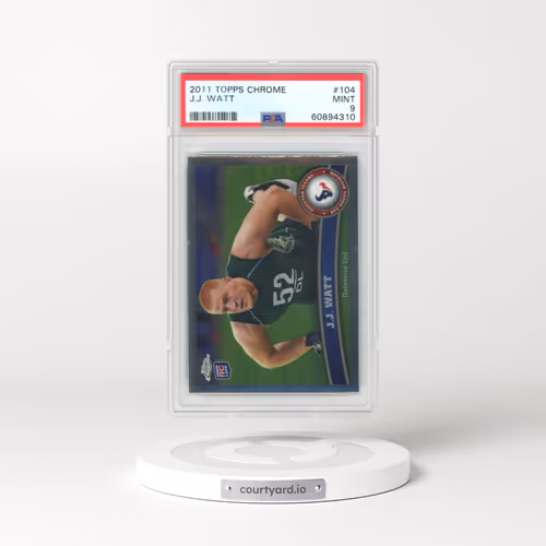 2011 Topps Chrome #104 J.J. Watt (PSA 9 MINT)