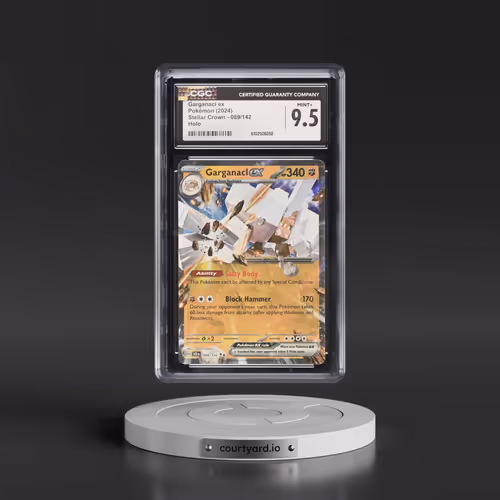 2024 Stellar Crown - SCR EN #089/142 Garganacl ex - Holo (CGC 9.5 MINT+)