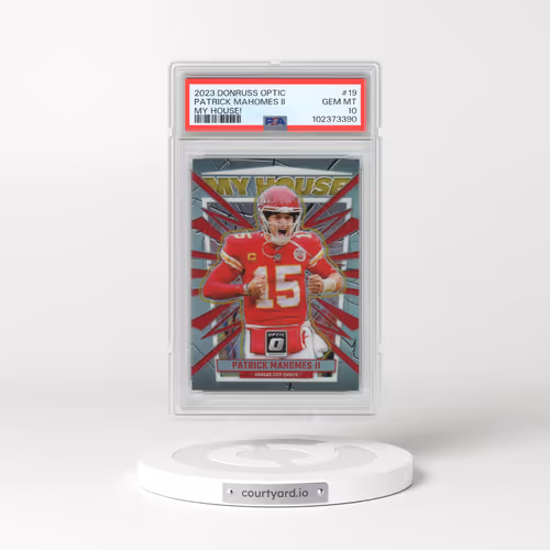 2023 Panini Donruss Optic My House! #19 Patrick Mahomes II (PSA 10 GEM MINT)