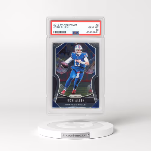 2019 Panini Prizm #3 Josh Allen (PSA 10 GEM MINT)