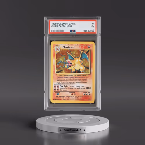 1999 Pokémon Game #4 Charizard - Holo (PSA 7 NM)