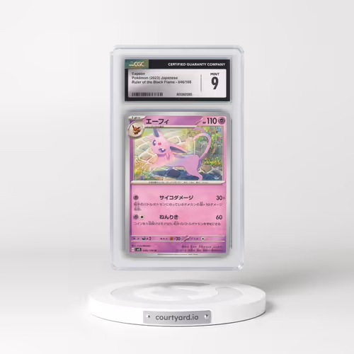 2023 Ruler of the Black Flame #046/108 Espeon (CGC 9 MINT)