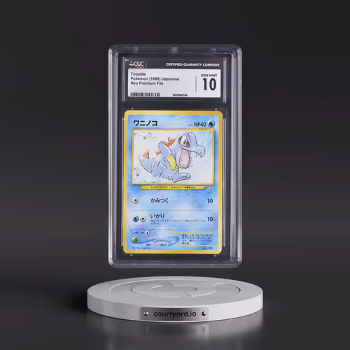 1999 Neo Premium File Totodile - No Rarity (CGC 10 GEM MINT)
