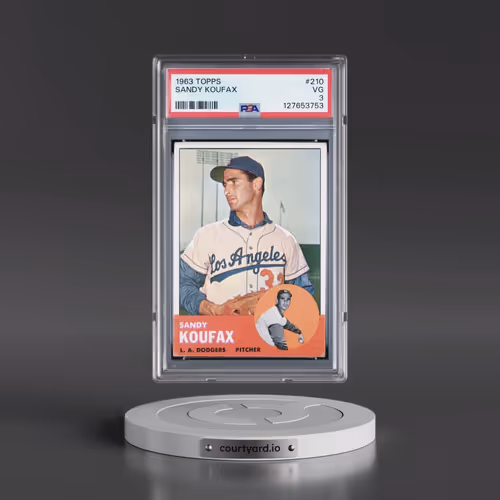 1963 Topps #210 Sandy Koufax (PSA 3 VG)
