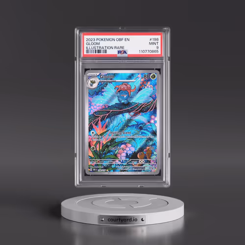 2023 Pokémon Obf EN-Obsidian Flames #198 Gloom - Illustration Rare (PSA 9 MINT)