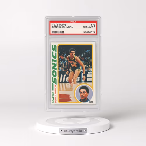 1978 Topps #78 Dennis Johnson (PSA 8 NM-MT)