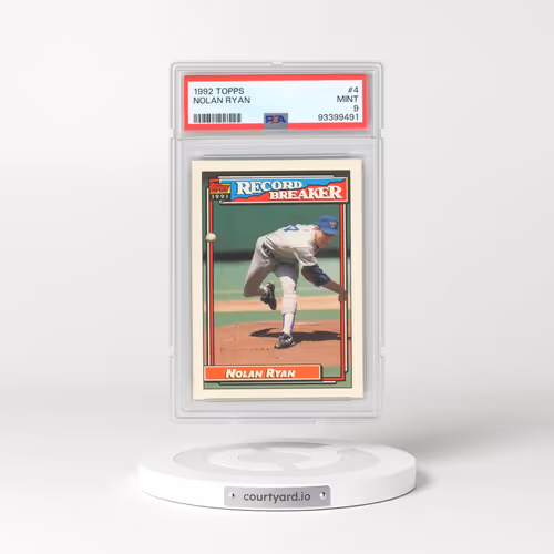 1992 Topps #4 Nolan Ryan (PSA 9 MINT)