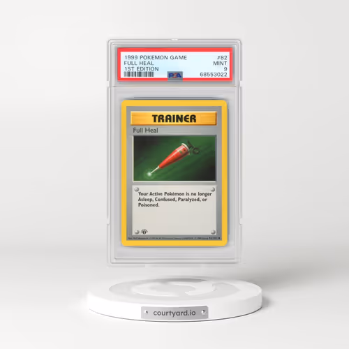 1999 Pokémon Game #82 Full Heal - 1st Edition (PSA 9 MINT)