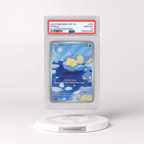 2024 Pokémon Ssp EN-Surging Sparks #199 Spheal - Illustration Rare (PSA 10 GEM MINT)