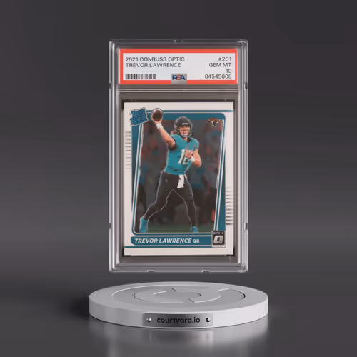 2021 Panini Donruss Optic #201 Trevor Lawrence (PSA 10 GEM MINT)