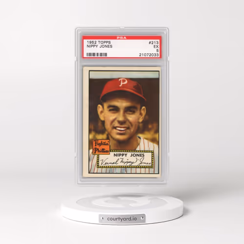 1952 Topps #213 Nippy Jones (PSA 5 EX)