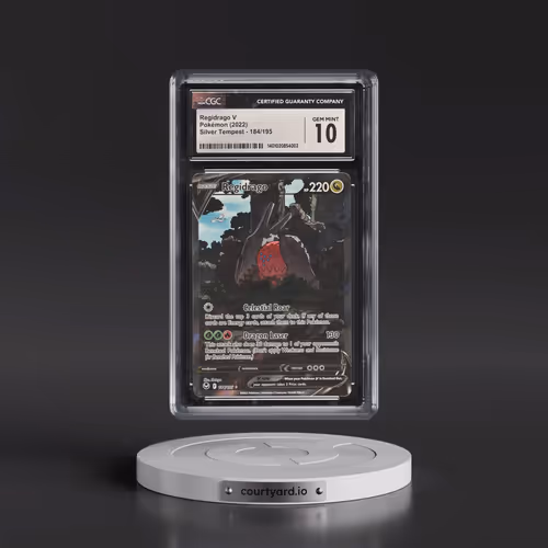 2022 Silver Tempest #184/195 Regidrago V - Ultra Rare Holo (CGC 10 GEM MINT)