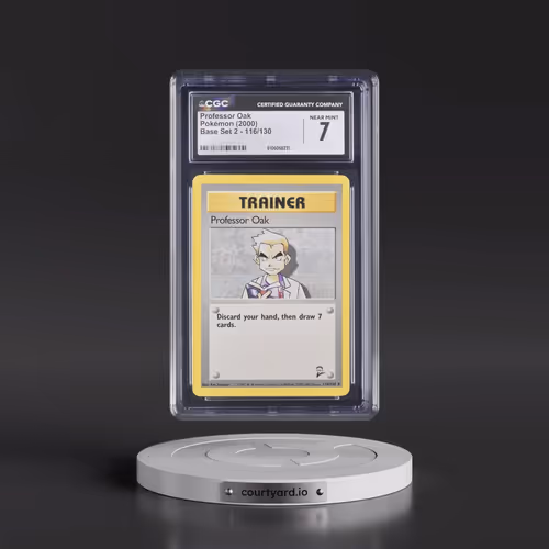 2000 Base Set 2 #116/130 Professor Oak (CGC 7 NM)