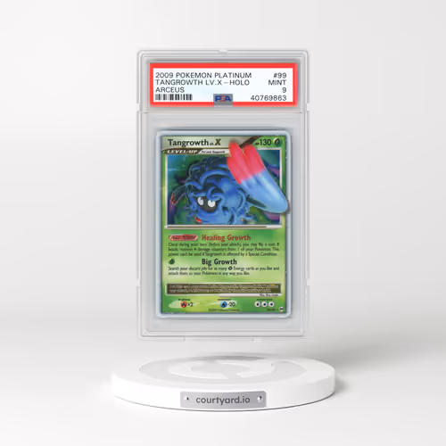 2009 Pokémon Platinum Arceus #99 Tangrowth LV.X - Holo (PSA 9 MINT)