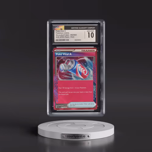 2024 Pokémon Sfa EN-Shrouded Fable #062 Poke Vital A (CGC 10 GEM MINT)