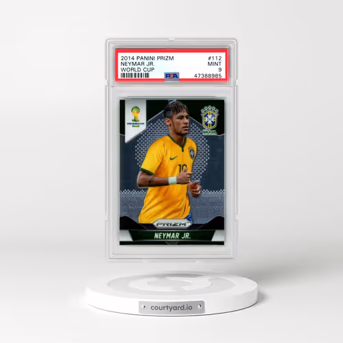 2014 Panini Prizm World Cup #112 Neymar Jr. (PSA 9 MINT)