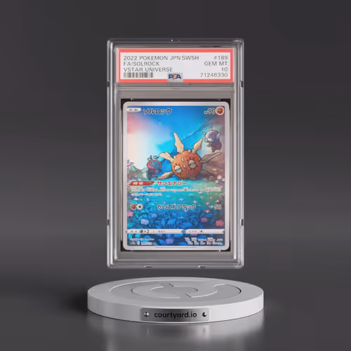 2022 Pokémon Sword & Shield Vstar Universe #189 Solrock - Full Art (PSA 10 GEM MINT)