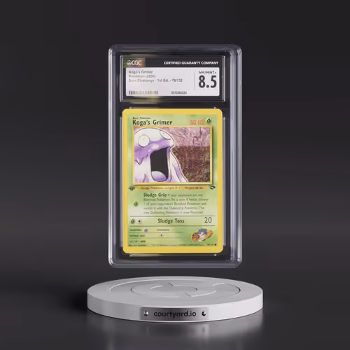 2000 Gym Challenge #78/132 Koga's Grimer - 1st Edition 1st Edition (CGC 8.5 NM-MT+)