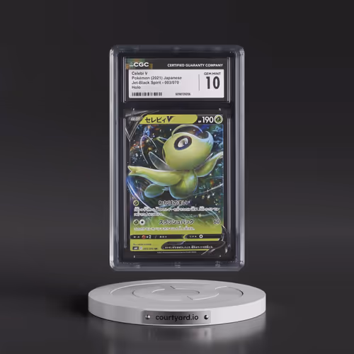 2021 Jet-Black Spirit #003/070 Celebi V - Holo (CGC 10 GEM MINT)