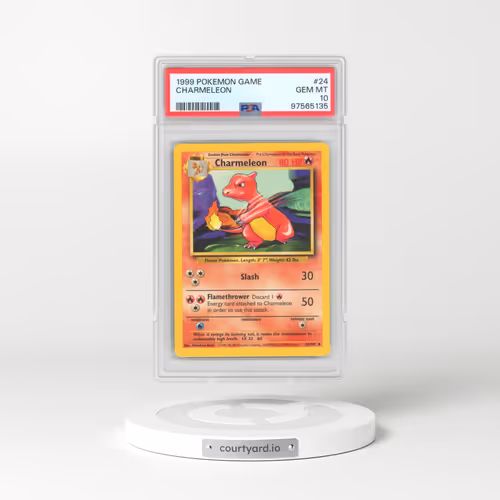 1999 Pokémon Game #24 Charmeleon (PSA 10 GEM MINT)