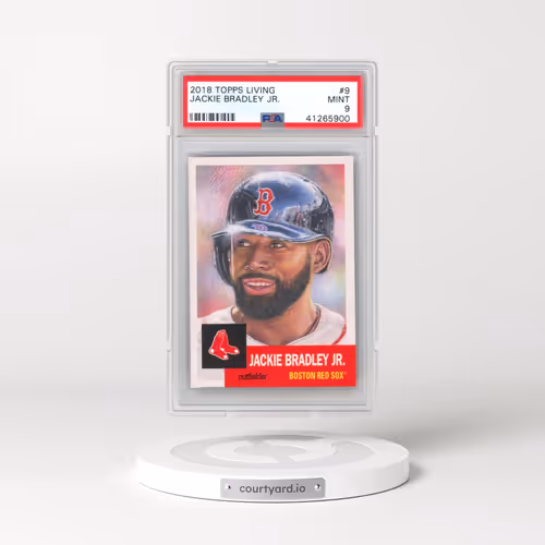 2018 Topps Living #9 Jackie Bradley Jr. (PSA 9 MINT)