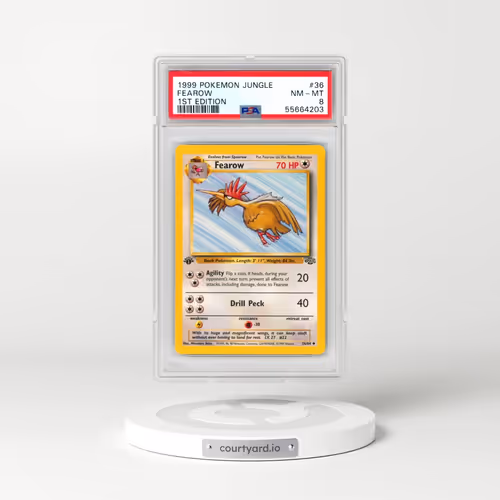 1999 Pokémon Jungle #36 Fearow - 1st Edition (PSA 8 NM-MT)