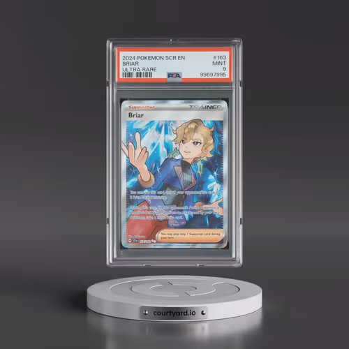 2024 Pokémon Scr EN-Stellar Crown #163 Briar - Ultra Rare (PSA 9 MINT)