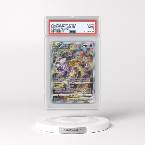 2023 Pokémon Sword and Shield Crown Zenith #GG44 Mewtwo Vstar - Full Art (PSA 9 MINT)
