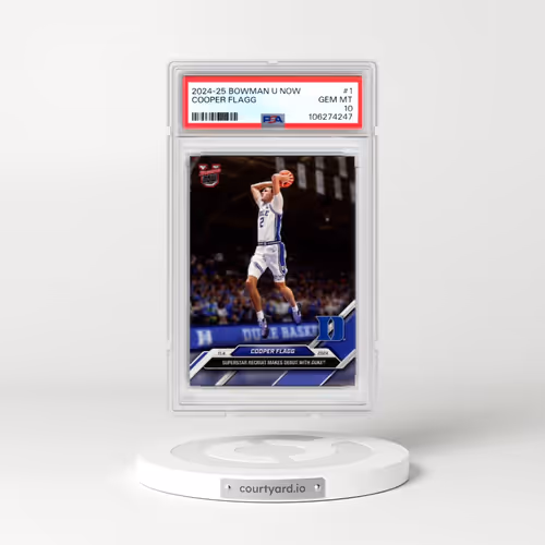 2024 Bowman U Now #1 Cooper Flagg (PSA 10 GEM MINT)