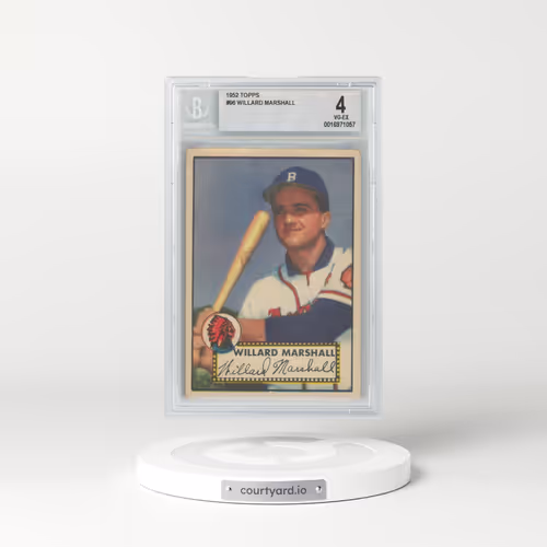 1952 Topps #96 Willard Marshall (BGS 4 VG-EX)