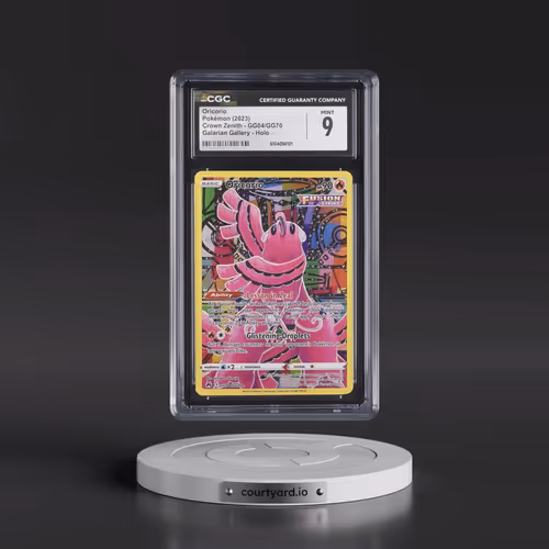 2023 Crown Zenith #GG04/GG70 Oricorio - Galarian Gallery Holo (CGC 9 MINT)
