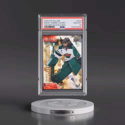2023 Upper Deck Allure Golden Goalies #GG9 Marc-Andre Fleury - Red (PSA 10 GEM MINT)